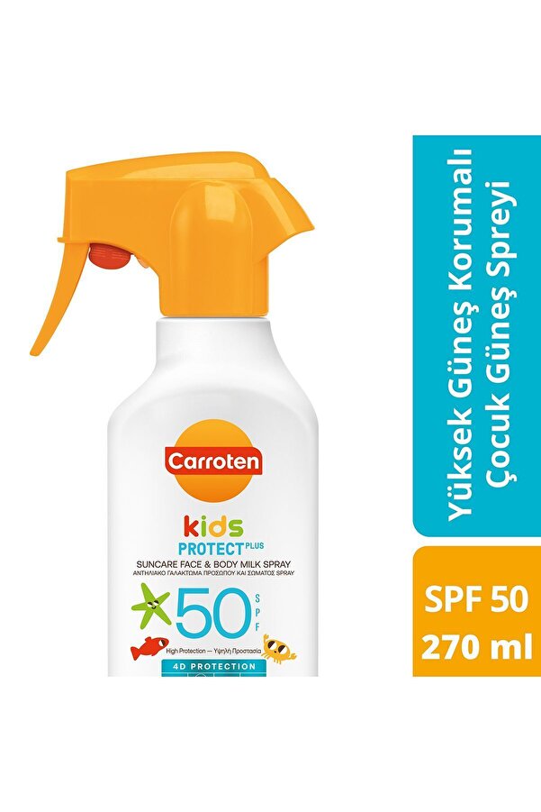 Carroten Çocuk Protect Plus Güneş Spreyi Spf50 270 ml