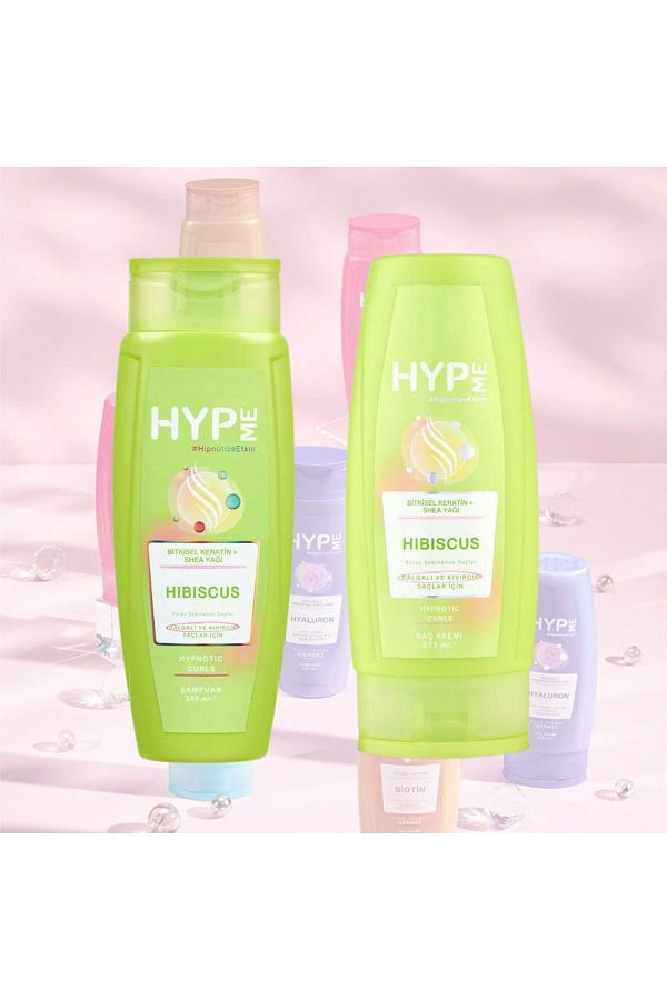 HYP ME-Shampoo and Conditioner for Curly Hair - 350 ml and 275 ml Set of 2 1