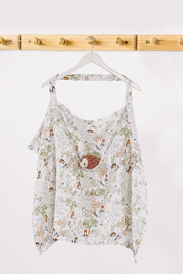 tinylamb Garden Müslin Emzirme Önlüğü 60x90 | Bebek Emzirme Önlüğü
