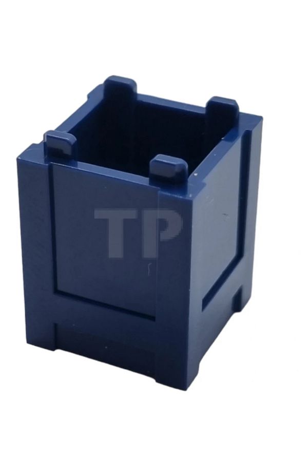 LEGO-Navy Blue 2 x 2 x 2 Moc Custom Container Box - 1 Chest Will Be Sent 1