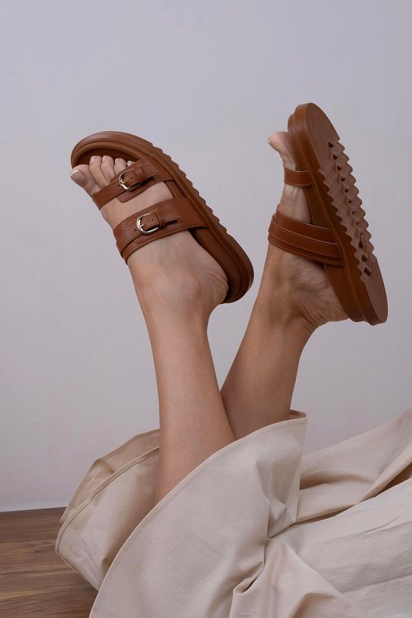 Stylish belt slippers outlet