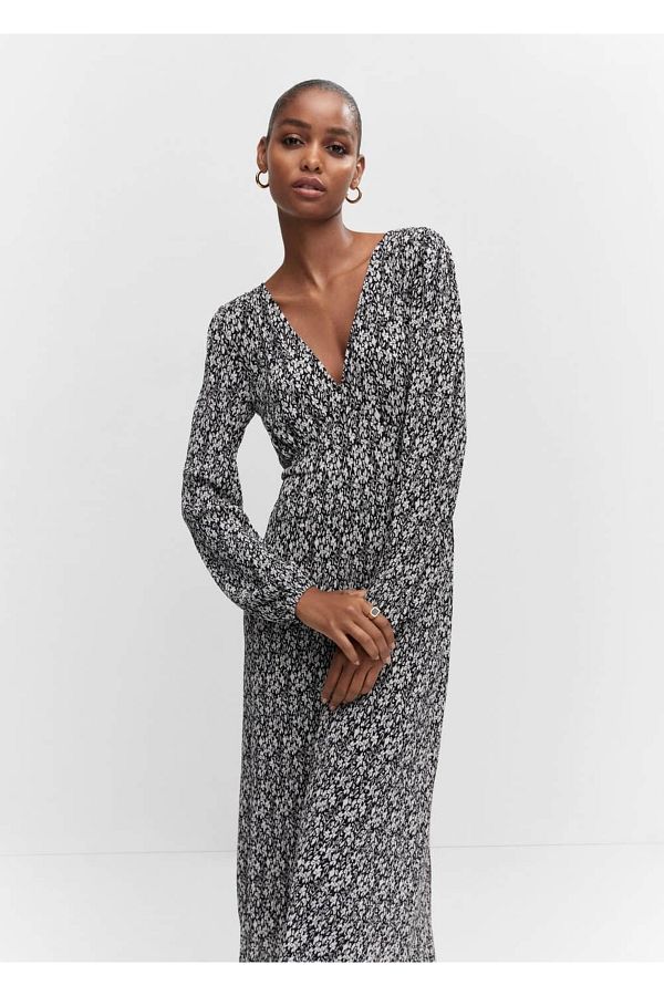 Mango paisley print dress store