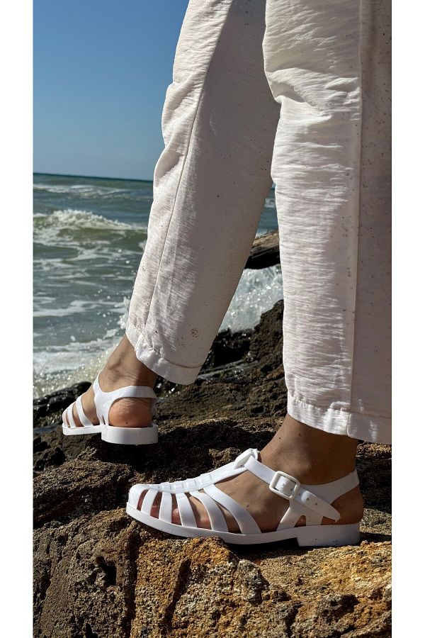 merShoes White Women s Children s Sea Shoes Beach Pool Rafting Gel Look Non Slip Sole 309 Trendyol