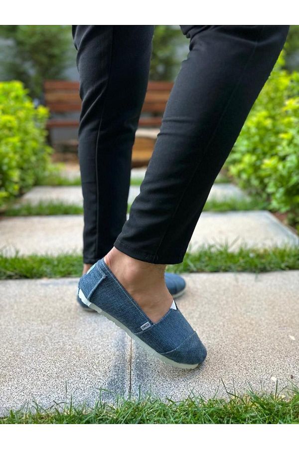 Toms Espadrilles Blue Flat Trendyol