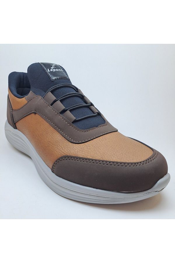 Lepons Men s Tan Casual Comfort Sneakers Trendyol