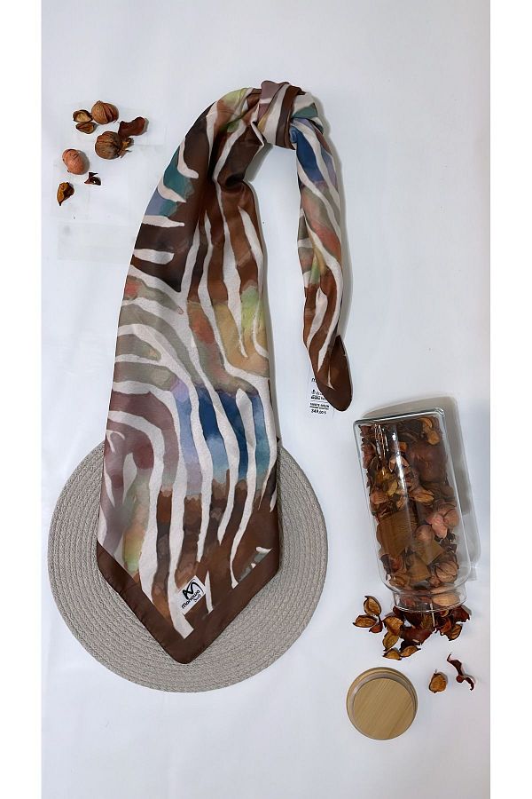 Onur-Zebra Patterned Soft Scarf - Great Fabric, Quality Product, Summer Scarf 1