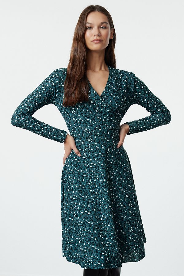 Stretchy skater dress cheap