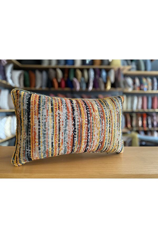 Fabricland-Textile Woven Transitional Exclusive Rectangular Throw Pillow Cover (DOUBLE SIDED PATTERN) 1