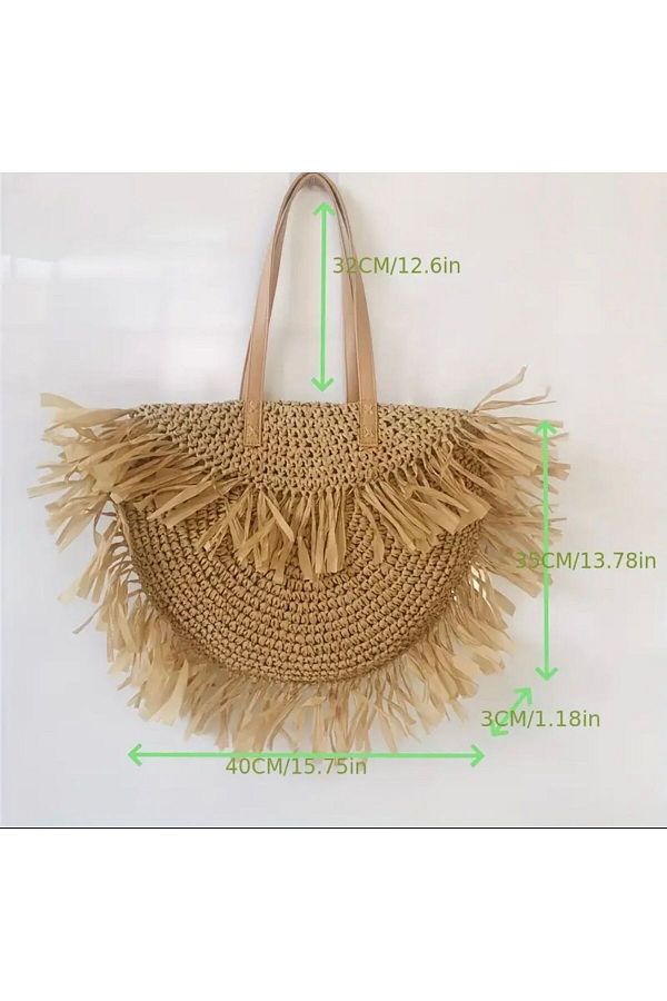 Round tassel bag best sale