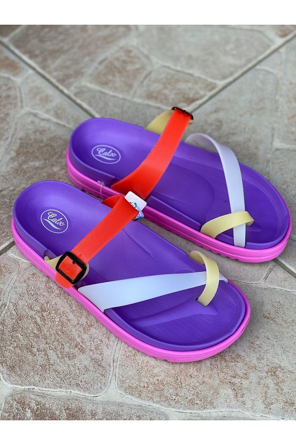 Calx Non Slip Sole Flexible and Comfortable Flip Flops Women s Slippers Beach Pool Trendyol