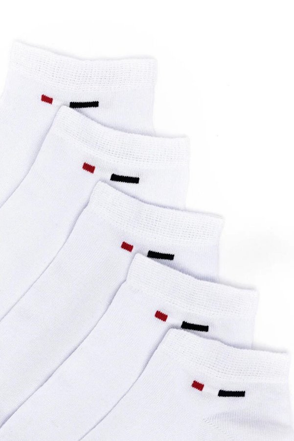 U.S. Polo Assn. Pack of 5 Socks White - Regular Fit - Stylish and Comfortable Design (Men/Women)