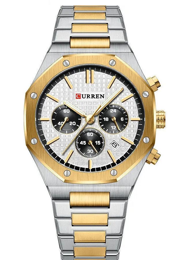 Curren-Men's Chrono Steel Cord Wristwatch - FBNCRRN 844001 1