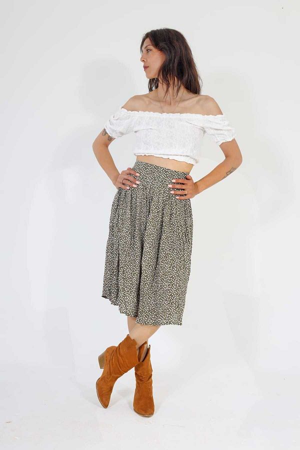 Floral skirt with pockets outlet