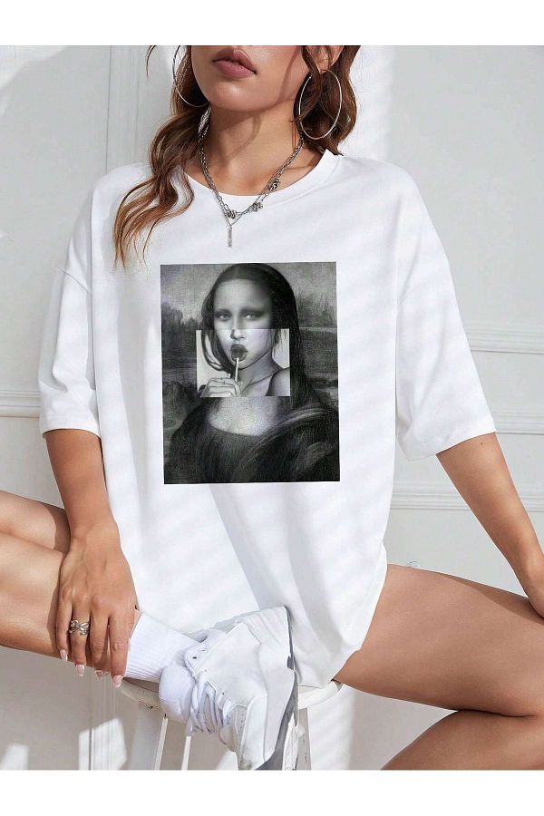 Mona lisa lollipop t shirt top