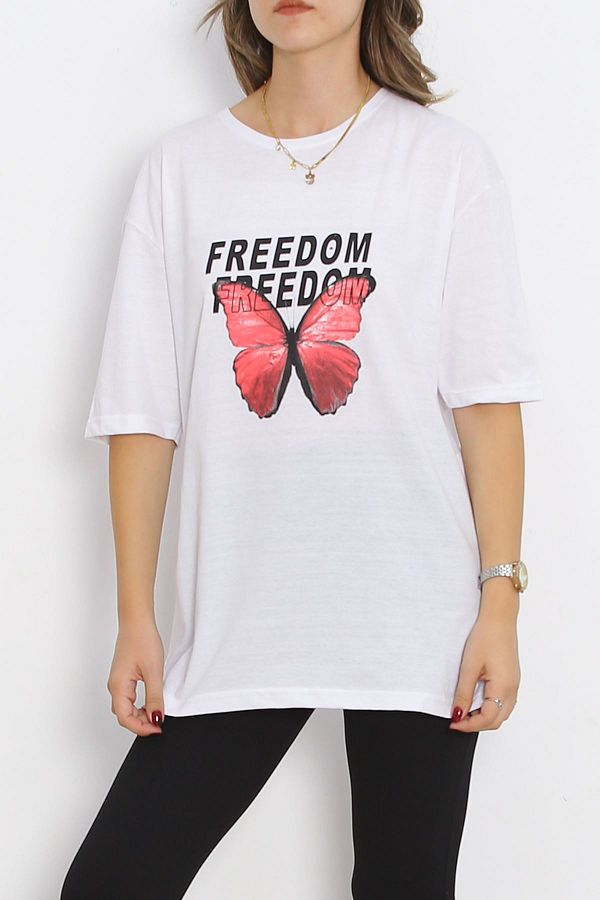 Moka Shopin-MokaShopin White T-Shirt - Front and Back Print - 20001.1567. 1