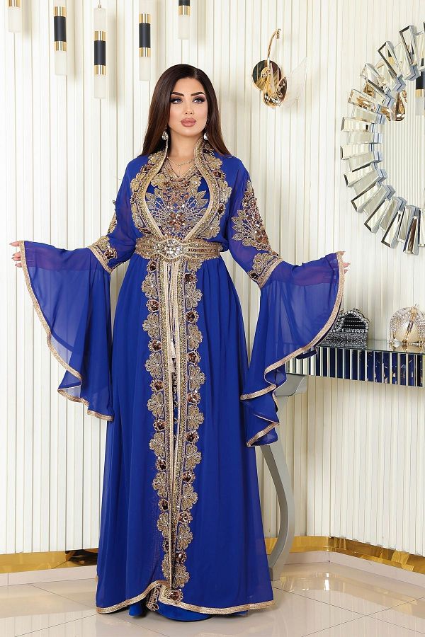 Caftan en satin on sale