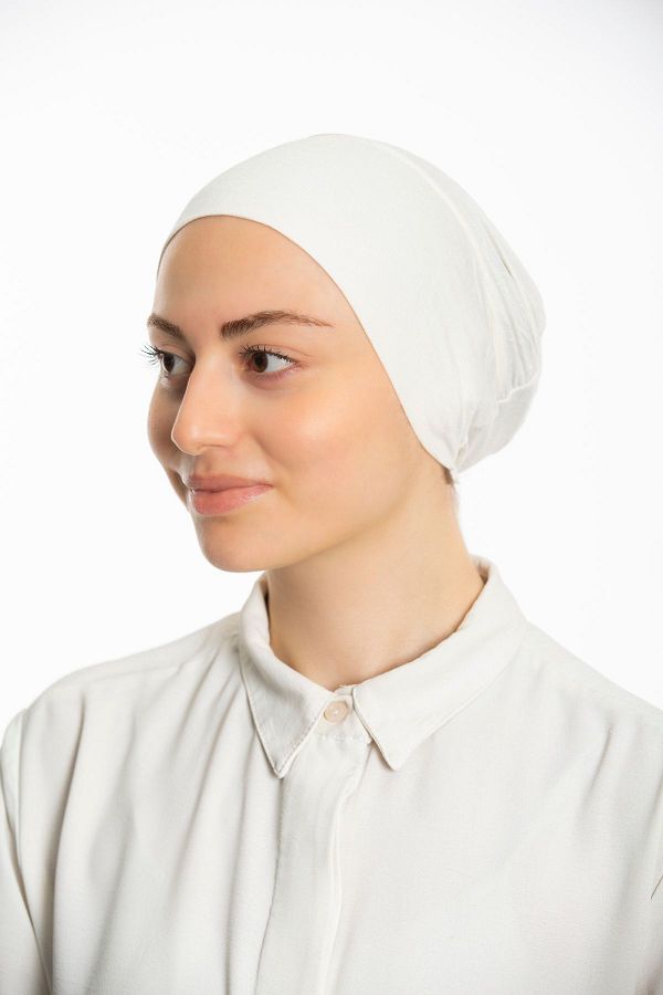 Modamelita-Hijab Elastic Non-Slip Seamless Snap-On Practical Bonnet 1