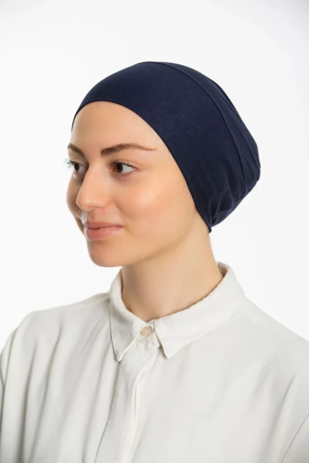 Modamelita-Hijab Elastic Non-Slip Seamless Snap-On Practical Bonnet 1