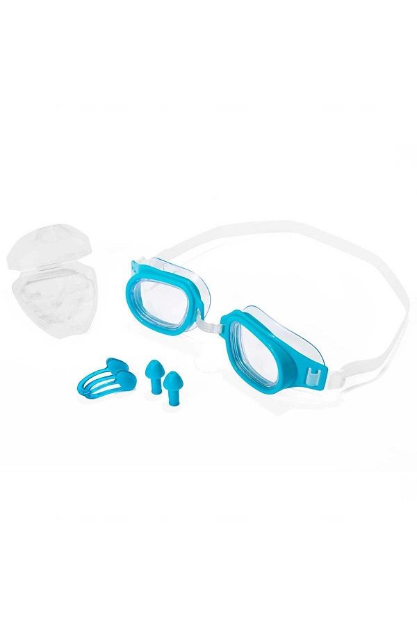 Swimming glasses with nose on sale