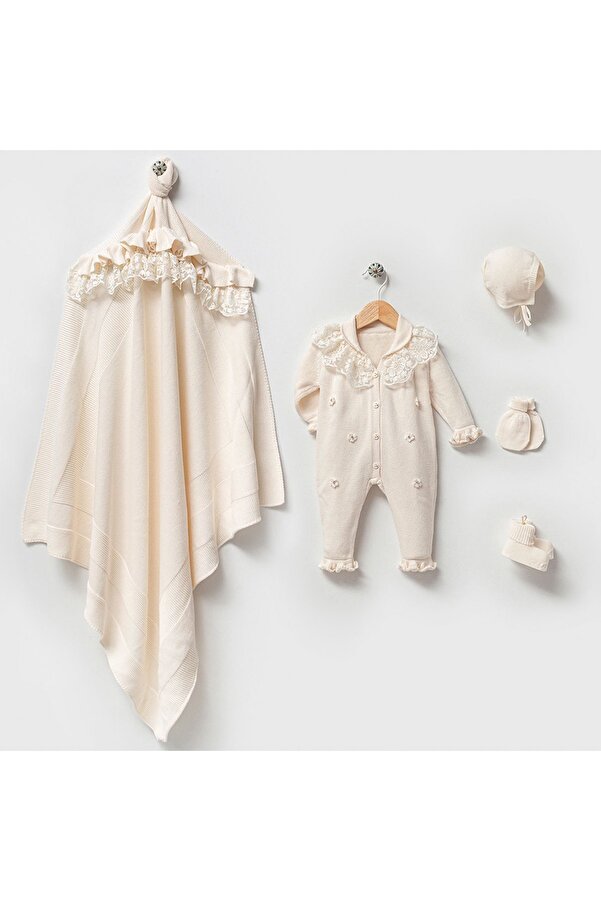 Nipperland KIZ 0-3 AY PAPATYA MOTİFLİ 5Lİ SET