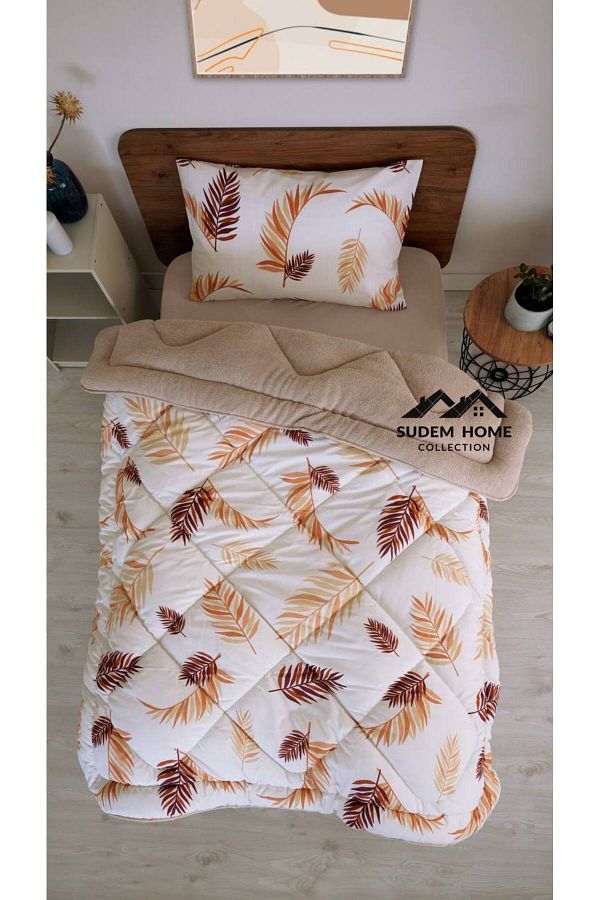 Sudemhome-Double Sided Single Plush Welsoft Quilt and Pillow Case - Fluffy Fleece Soft 1