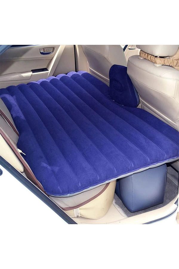 Black Island Auto Cigarette Lighter Inlet Inflatable Mattress Set Car and Camping Mattress Electric Pump and Pillow Included Trendyol