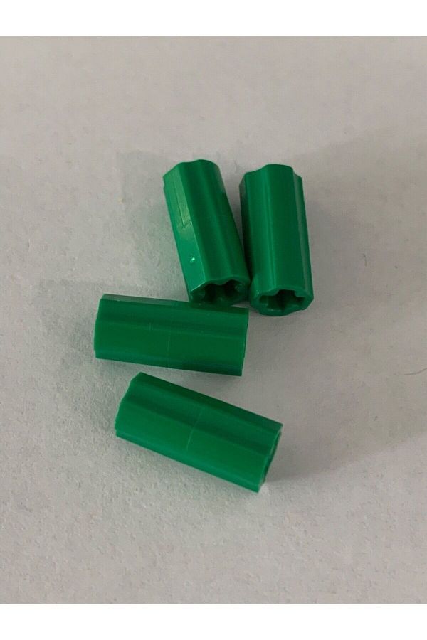 LEGO-Green Technic Moc Custom Axle Connector 2l - 4 Pieces to Send 1
