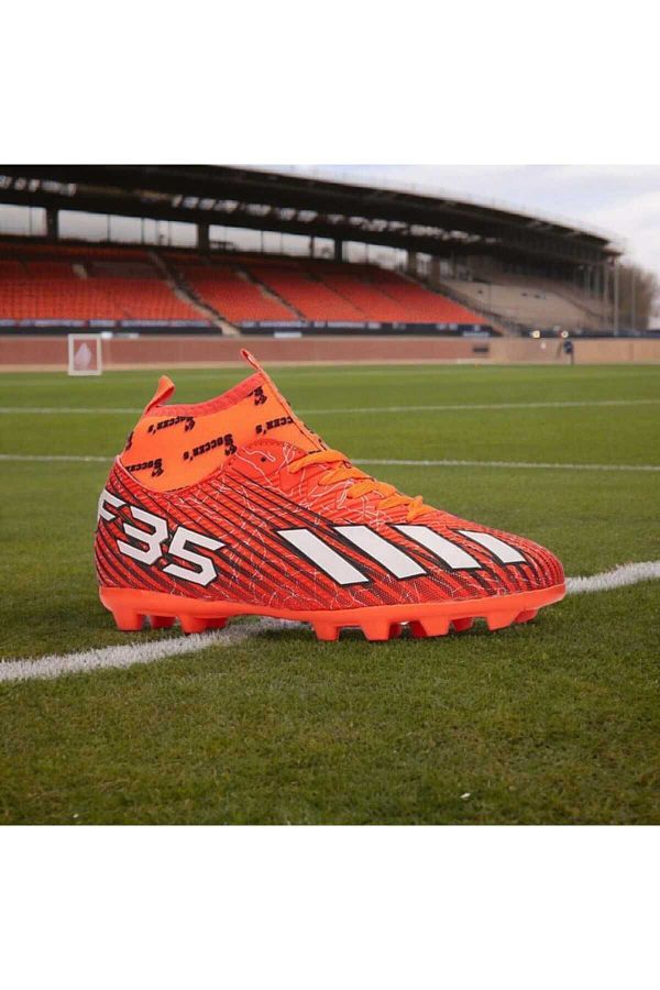 XR Super Mercury Spiked Football Cleats with Ankle and Socks Adult and Children s Sports Shoes Trendyol