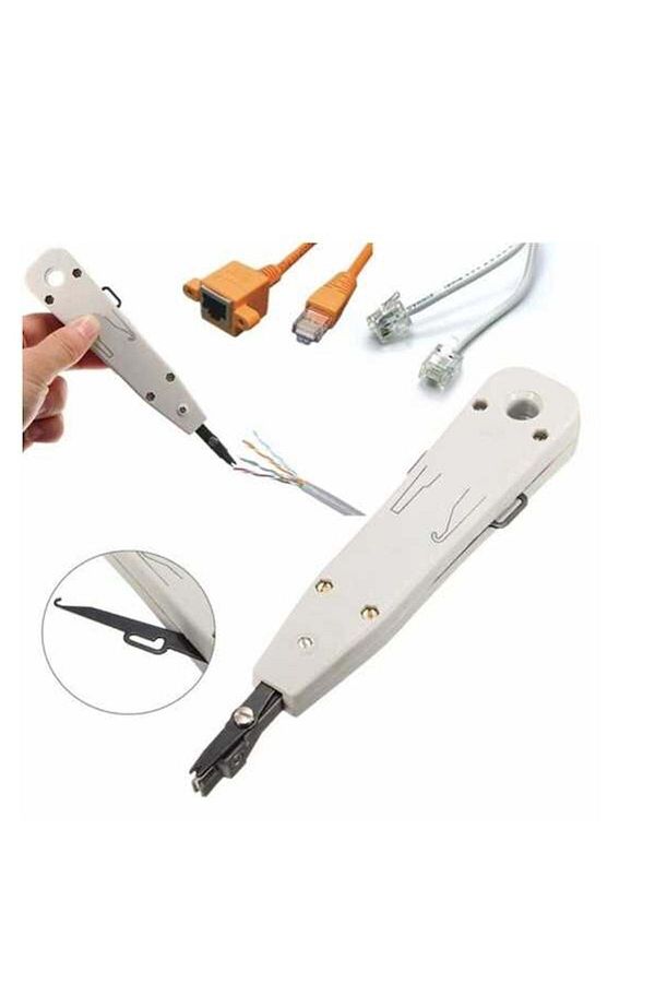 Derwell-Krone Knife - Rj45 Telecom Phone Cable Punch Network Tool Kit, Cap Cap Pliers 1
