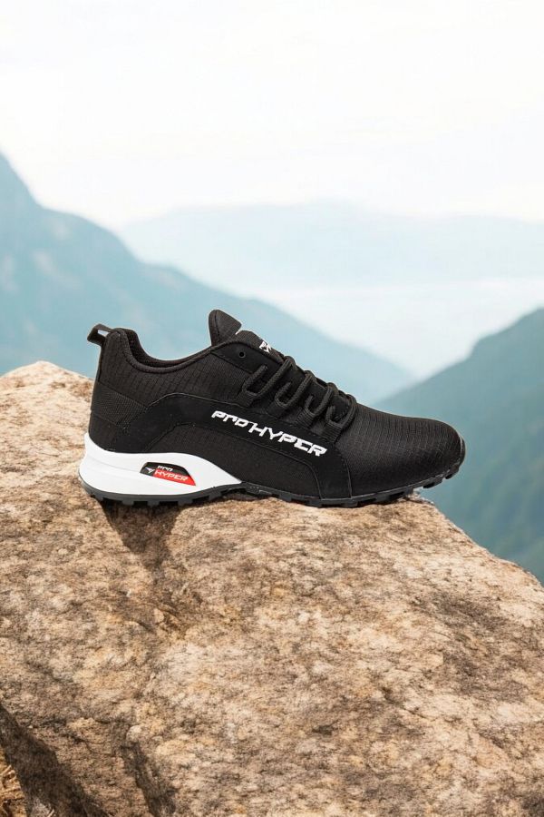 Pro Hyper Flexible and Comfortable Men s Black Sneakers Trendyol