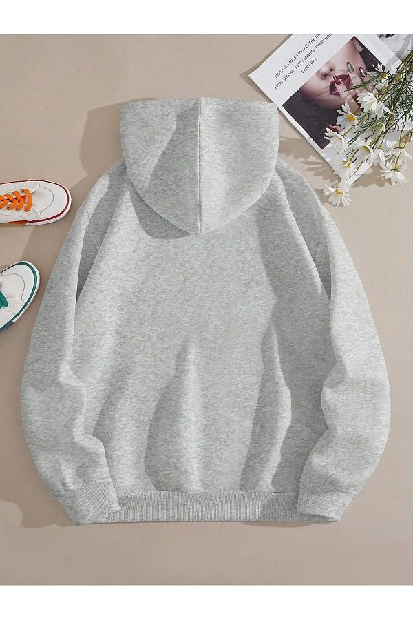 MODARİCH Brooklyn New York Sweatshirt - Gray Printed