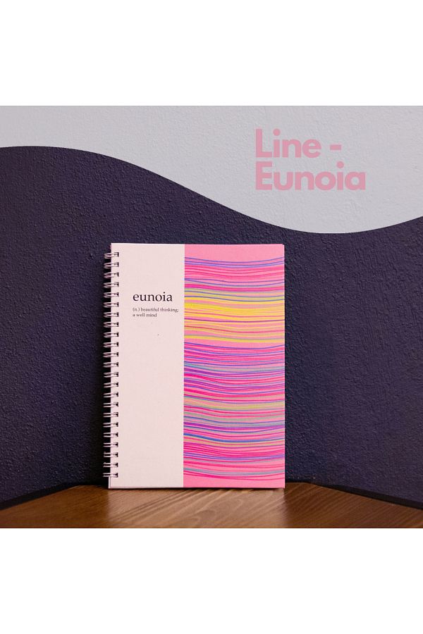 Moon Book-Eunoia - Spiral Notebook - Line 1