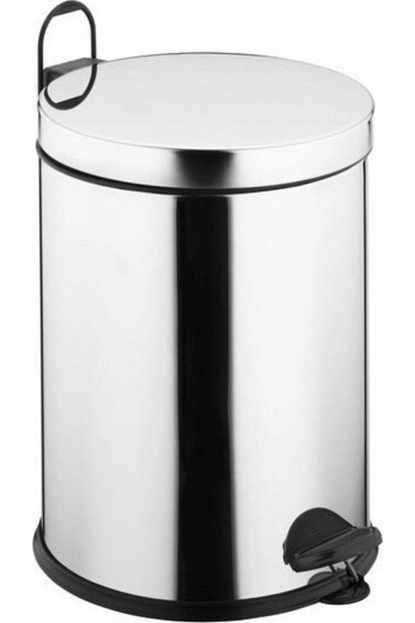 Alper Banyo-5 Lt Stainless Trash Can with Pedal (Glossy) 1