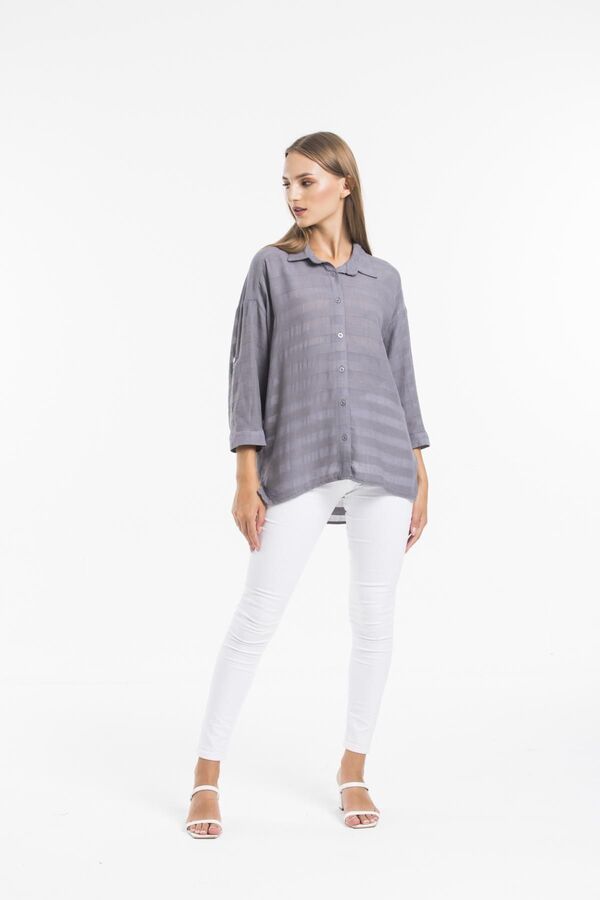 Su Moda Women's Clothing Shirt Linen Look Comfortable Fit Loose