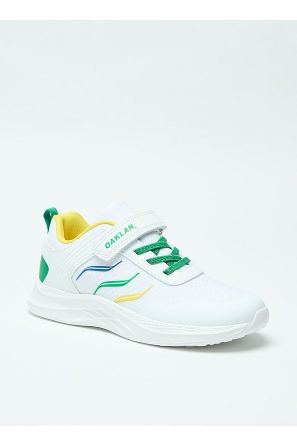 Oaklan by Shoexpress-Panelled Walking Shoes with Hook and Loop Closure 1
