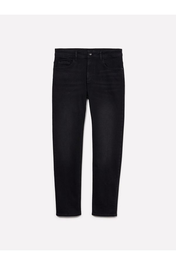 Sisley Black Slim Fit Elastane Blended Men s Denim Trousers Trendyol