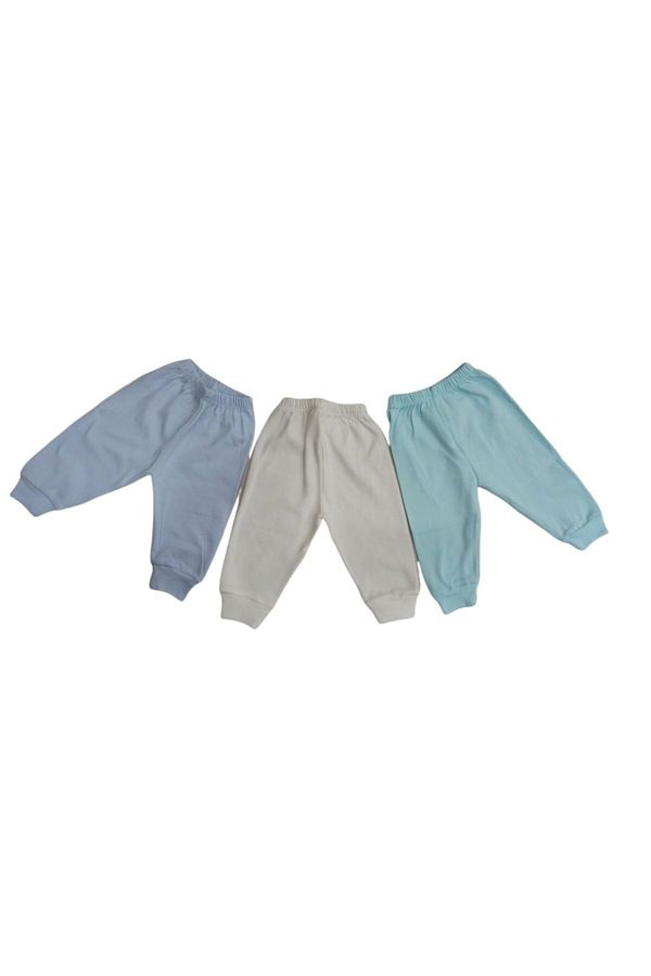 bebedino-Pajama Bottoms Without Booties, Without Feet, Pack of 3 1