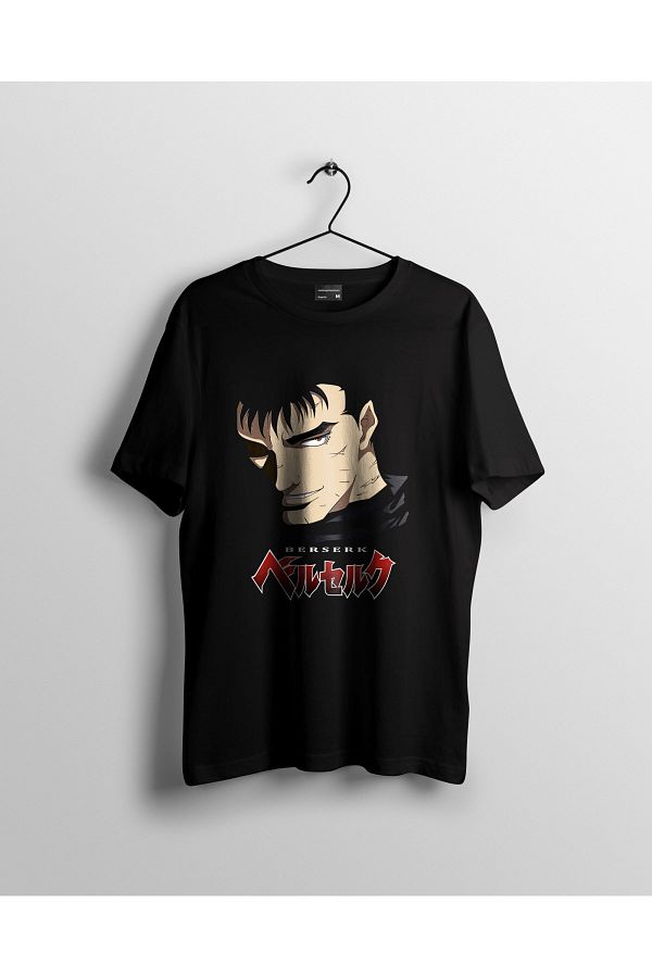 karikatürstore-Berserk Guts Manga Anime T-Shirt 1