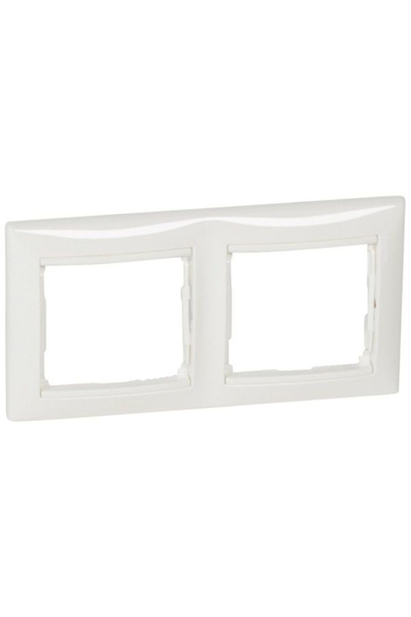 Legrand-White Double Frame -774452 1