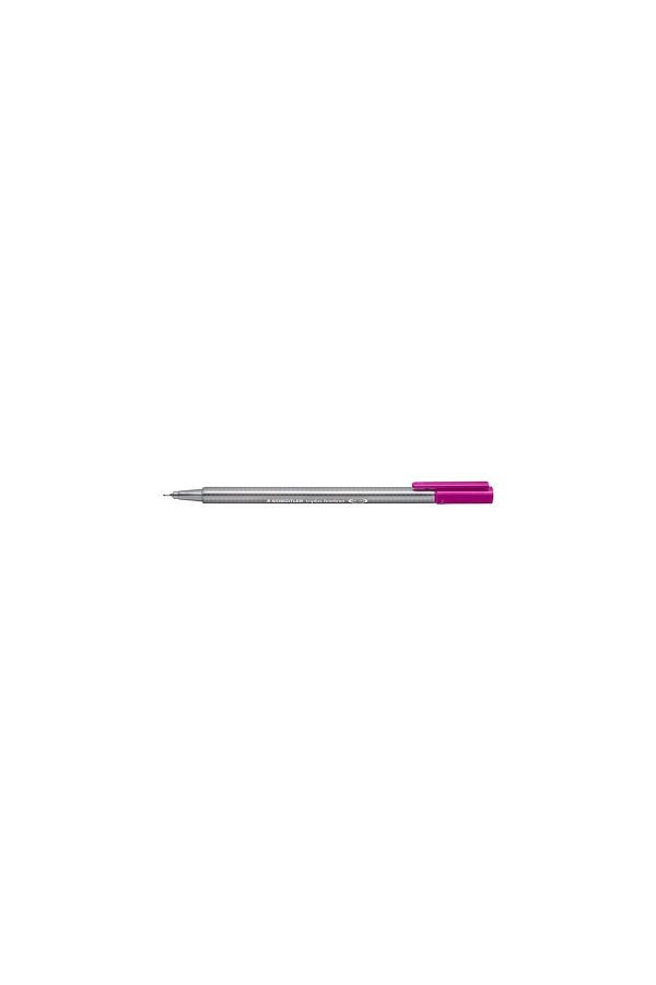 Staedtler-Fuchsia Fineliner Triplus Triangle - 0.3 Mm, Model 334-61 1