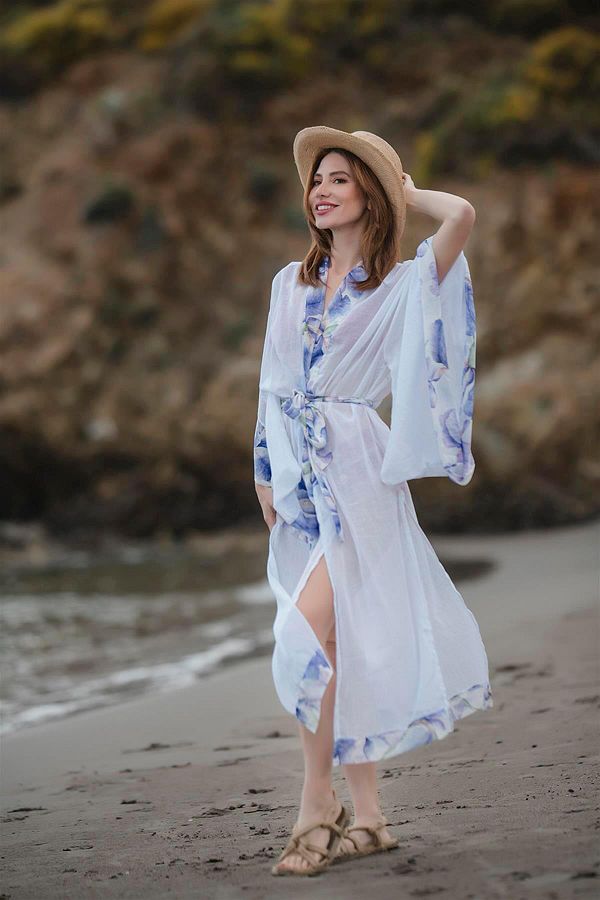 Robe nature chic clearance