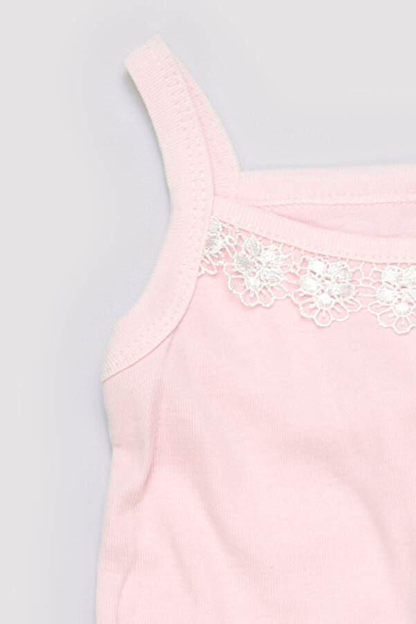 Peki Zibin Gift Baby Bodysuit Add Pay 4, Lace Laced, Scallop