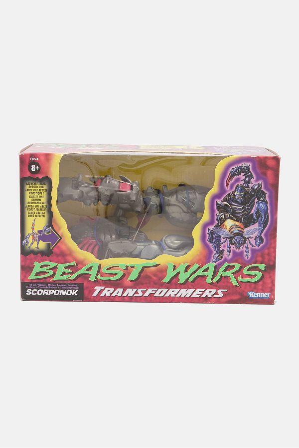 Hasbro-Scorponok Beast Wars Transformers Action Figure, Silver/Metallic Blue Combo 1