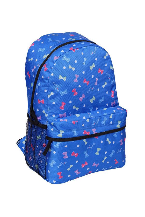 Relaxion School Bag Blue Plain Trendyol