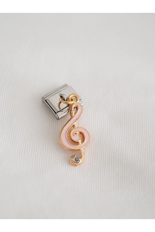 Planet Butik-Italian Charm - Pink Dangle Left Switch 1