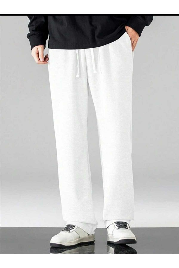 Plus size white sweatpants discount