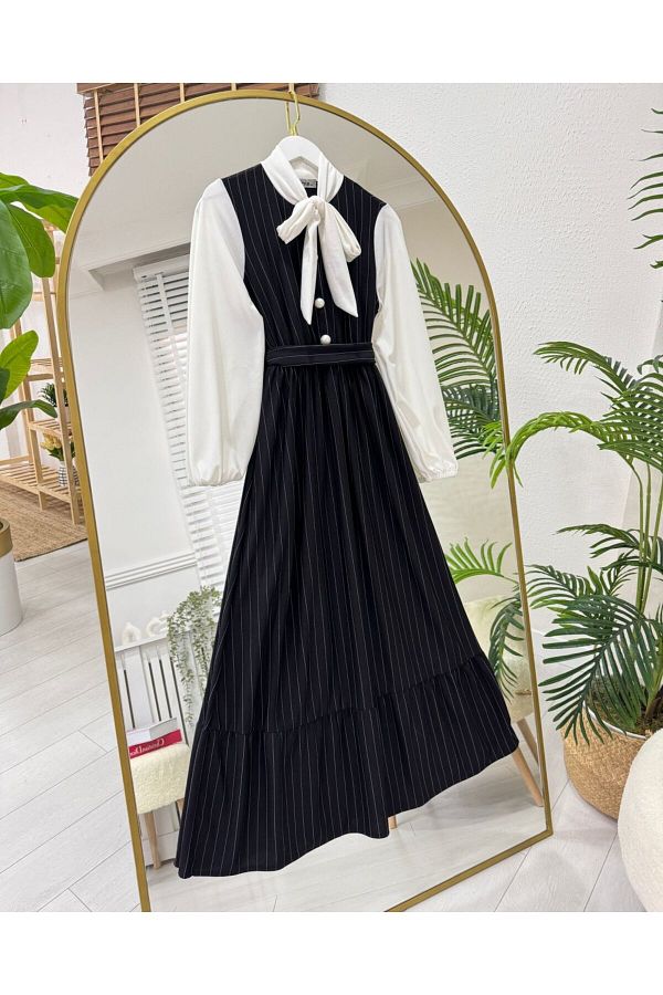 onix Black Maral Dress Trendyol