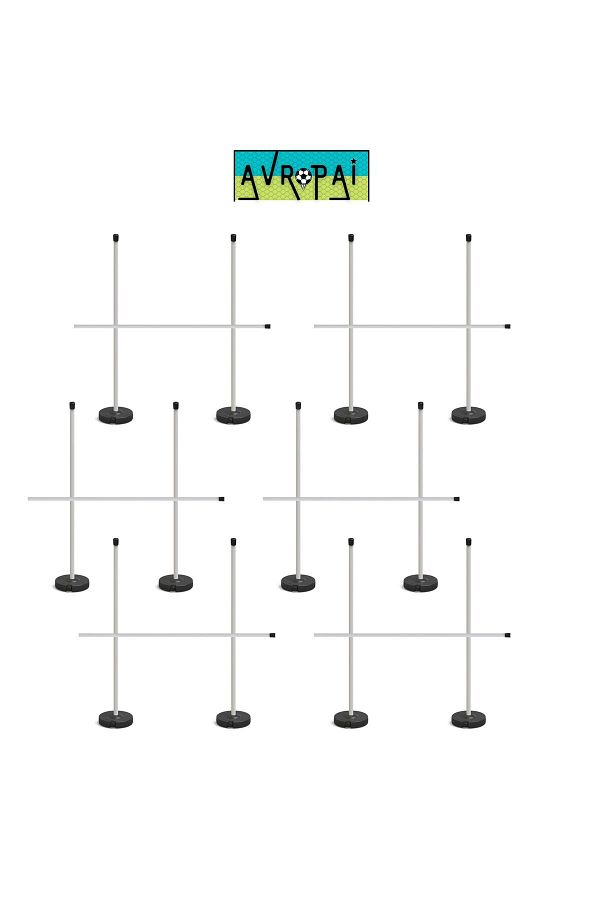 Çağrı-Football Slalom Set Slalom Set Conditioning Set Training Set Wedge Base Set 12 Pieces 1
