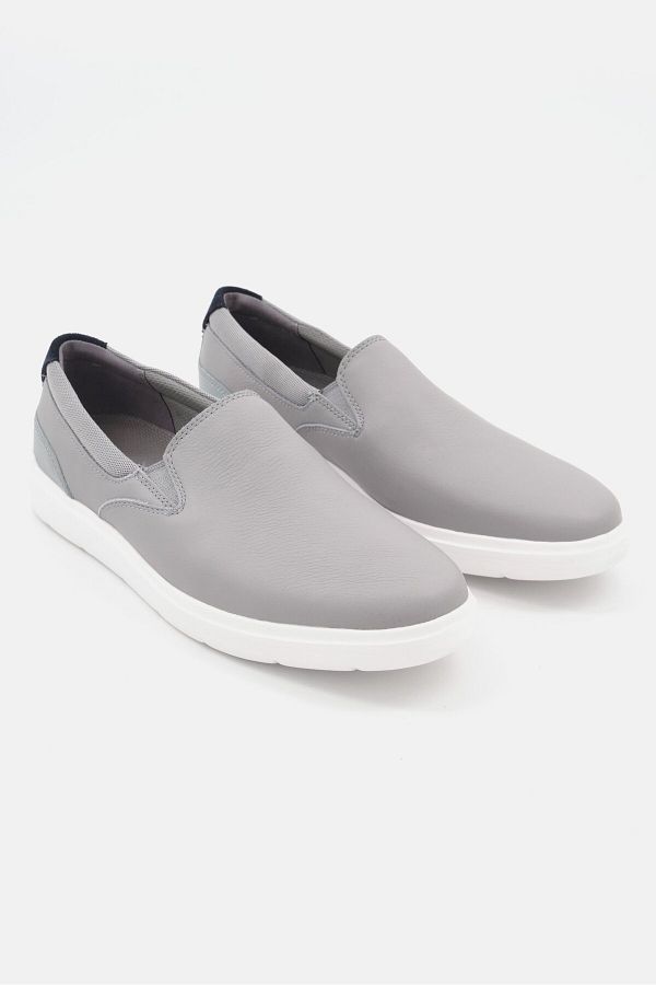 Rockport Men Wide Slip On Casual Shoes Light Grey Trendyol