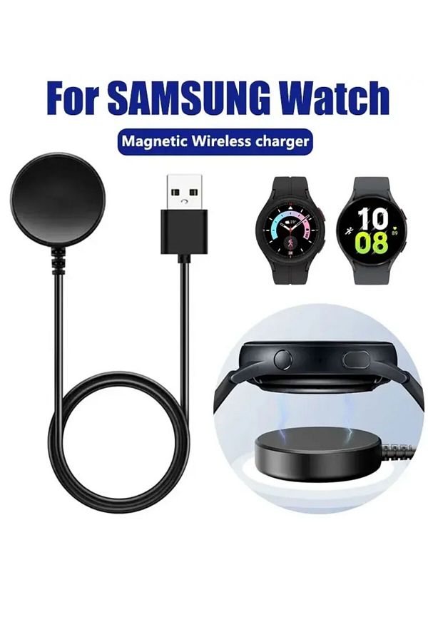 Choice Magnetic Watch Wireless Charger For Samsung Galaxy Watch 8 7 6 5pro 5 4 3 Active 2 Portable USB C. Trendyol